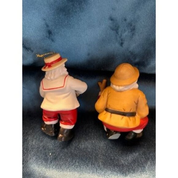 The Danbury Mint Christmas Decorations 2 Santa in ITALY figurines 3/4" - Picture 8 of 10
